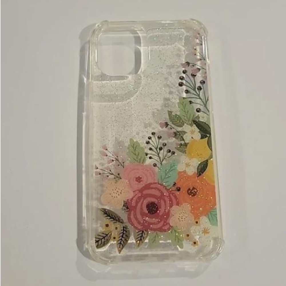 Floral Clear Phone Case